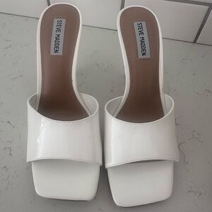 Steve Madden Signal Heels White Heeled sandal